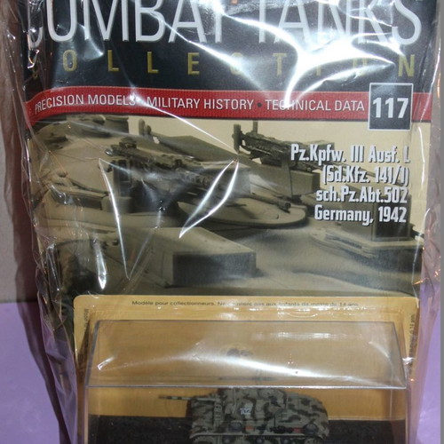 DeAgostini The Combat Tanks Collection #117 Pz Kpfw III Ausf L καινούργιο με το περιοδικό