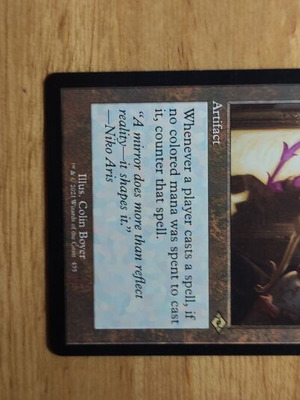 Void Mirror Magic the Gathering card like new