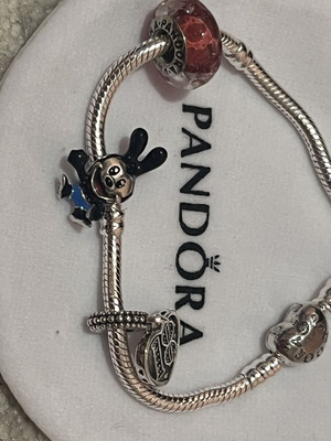 Pandora bracelet with Pandora charms