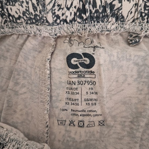 Cotton pajama pants like new, size XS-S