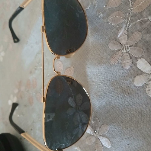 Blancemichele men's sunglasses like new, gold with black tips