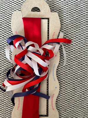 Children's red ribbon new with tag
