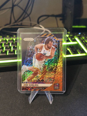 Panini Prizm Jorge Garbajosa Real Madrid Μαύρη Χρυσή Κάρτα 5/8 Νέα
