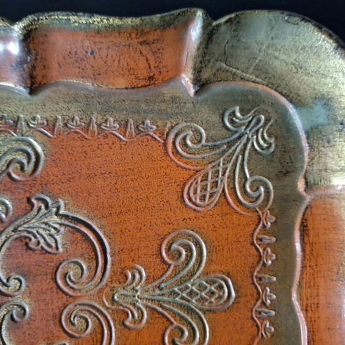 Decorative tray made in Italy used