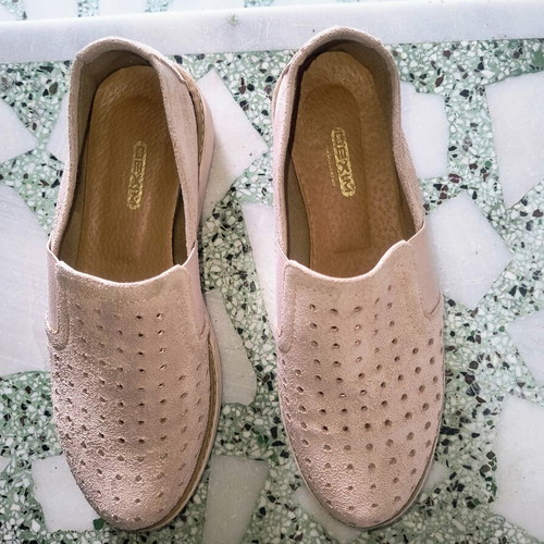 Dexim suede shoes size 38 beige like new