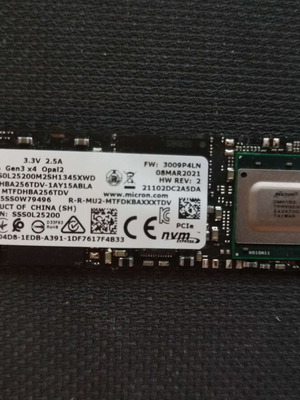 Micron 250GB NVMe SSD употребяван