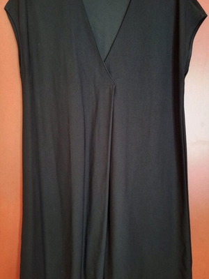 Mango black long blouse like new, size L