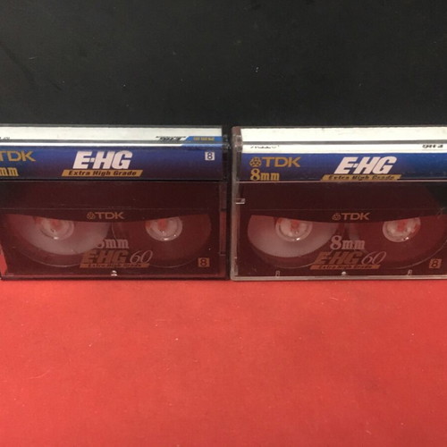 TDK 8mm E-HG 60 pack used