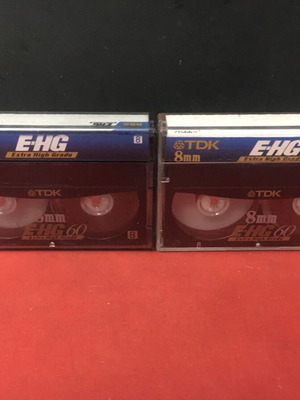TDK 8mm E-HG 60 πακέτο μεταχειρισμένο
