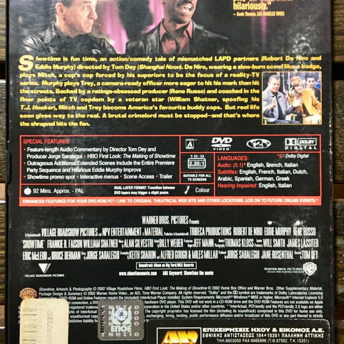 Showtime DVD used (2002) with subtitles