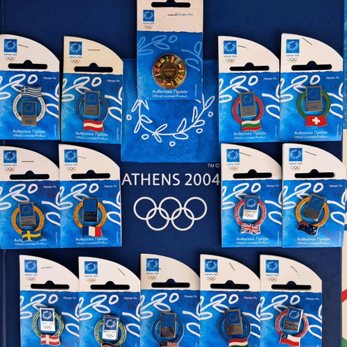 Athens 2004 Olympic Games Pins Set of 13 New