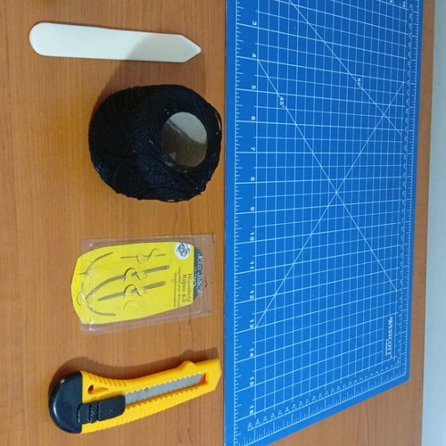 Bookbinding tools set like new with Westcott cutting mat