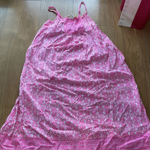 Benetton pink dress like new for girls 6-11 years