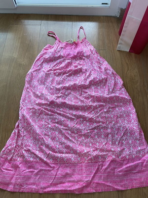 Benetton pink dress like new for girls 6-11 years