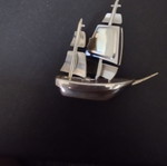 Decorative fixed clock ship like new