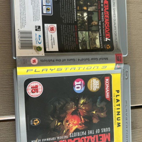 Metal Gear Solid 4 Guns of the Patriots PS3 game used