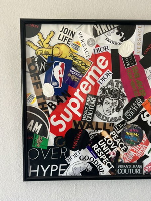 Custom frame with patches, new