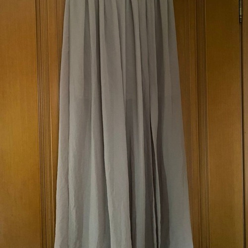 Long airy skirt used, size small, sand color with front slit
