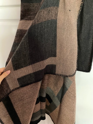 Wool scarf used with soft colors