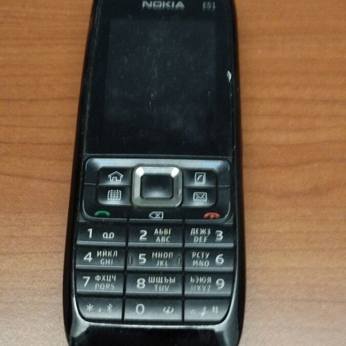 Nokia E51 used, unknown if working, black