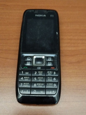 Nokia E51 used, unknown if working, black