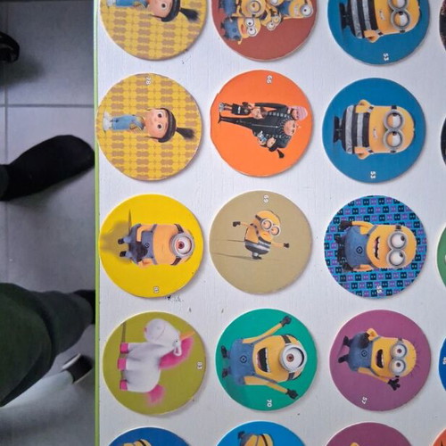 Chipicao Despicable Me 2017 collectible caps set of 68, like new