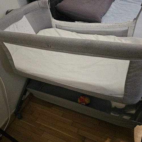 Chipolino Amore Mio cradle like new, adjustable height, grey