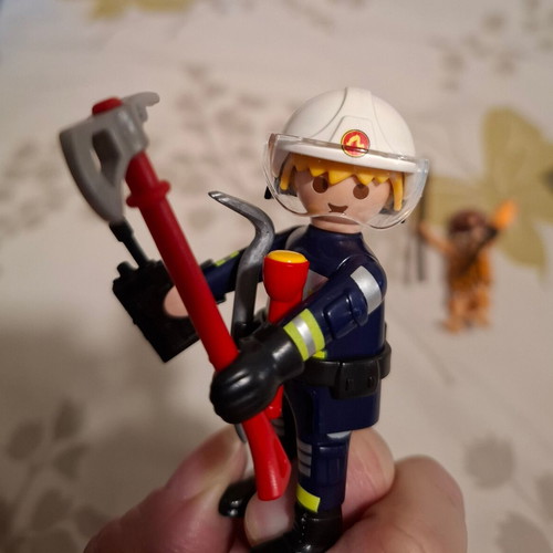 Playmobil Boy Series 23 Firefighter New with Equipment and Packaging
