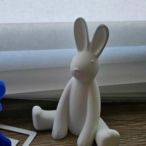 Decorative bunny 12 cm like new, plastic