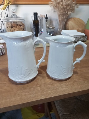 Porcelain water jugs vintage like new
