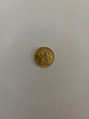 Gold coin 24 carats 1906 new