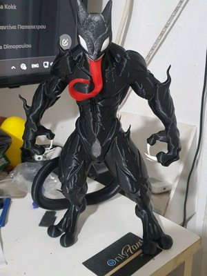 3D Printed Figure Mewtwo x Venom Fusion new, height ~20cm, ABS
