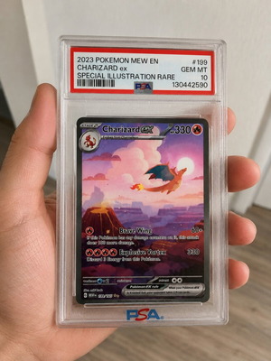 Pokémon Charizard EX card PSA 10 like new