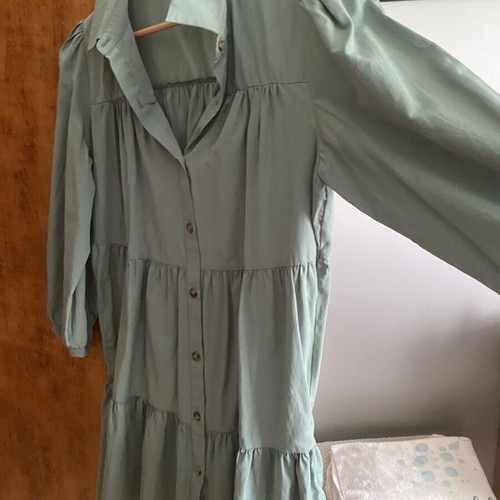 Reserved summer dress used, turquoise, size M