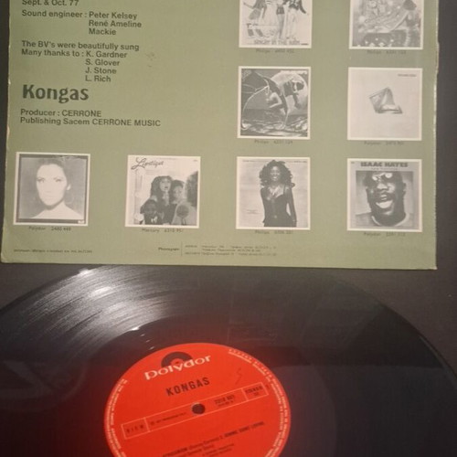 Kongas Africanism vinyl record used, folk