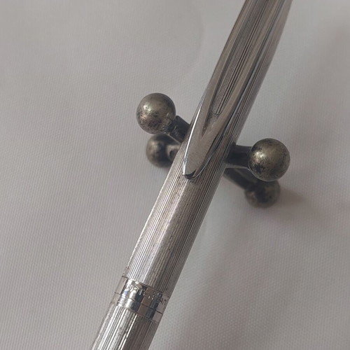 Waterman pen used, silver-plated