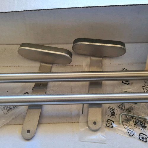 Double stainless steel towel rack for bathroom new IKEA