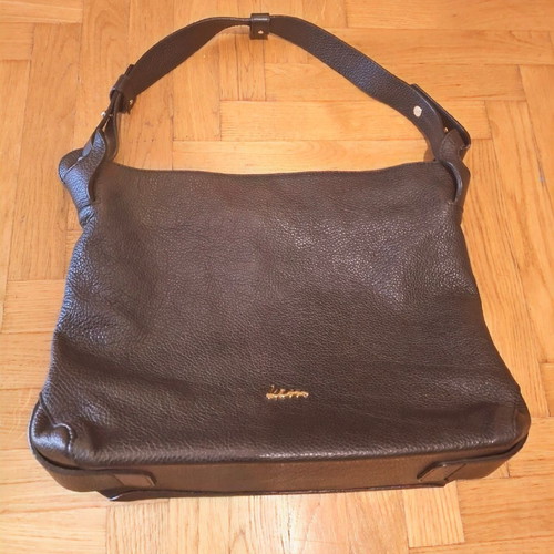KEM leather shoulder bag new black