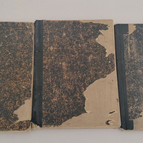 3 volumes of Megali Stratiotiki kai Nautiki Egkyklopaideia magazine used, 1927-1929