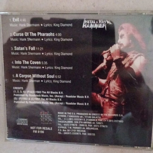 Mercyful Fate The Curse Of Evil CD used