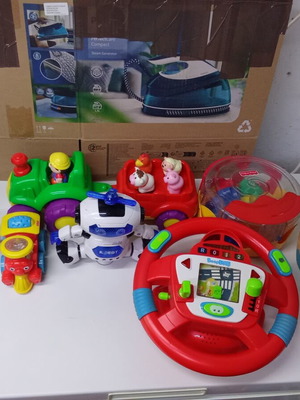 Large pack of 8 used interactive and educational baby toys