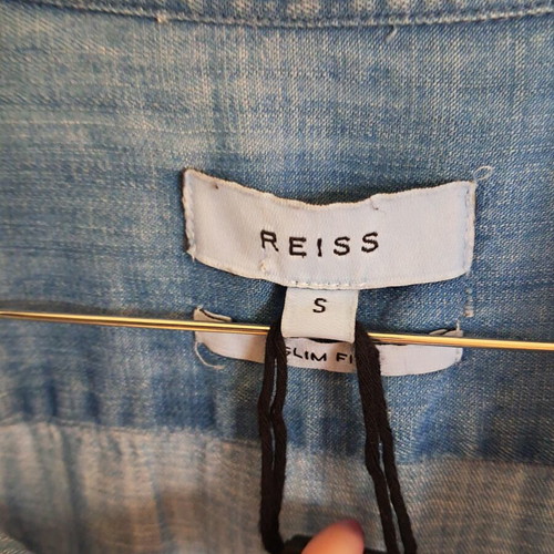 Reiss denim shirt like new, blue, size S