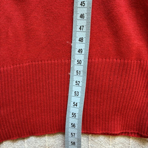 Red Hot Deux Pièces Knit Bundle V-Neck Cardigan & Wool Blend Jumper Set Size M