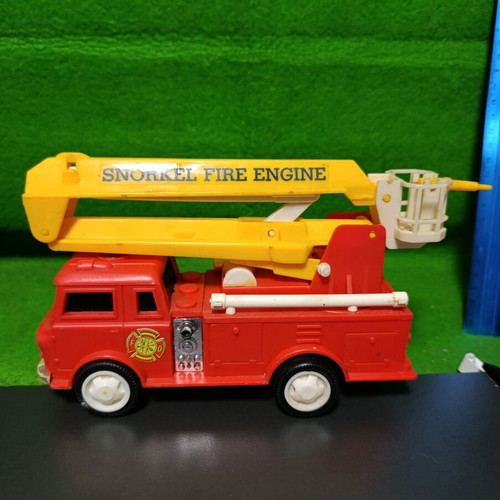 Vintage fire truck 80s with folding ladder used