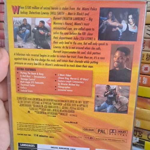 Bad Boys DVD used, comedy action adventure