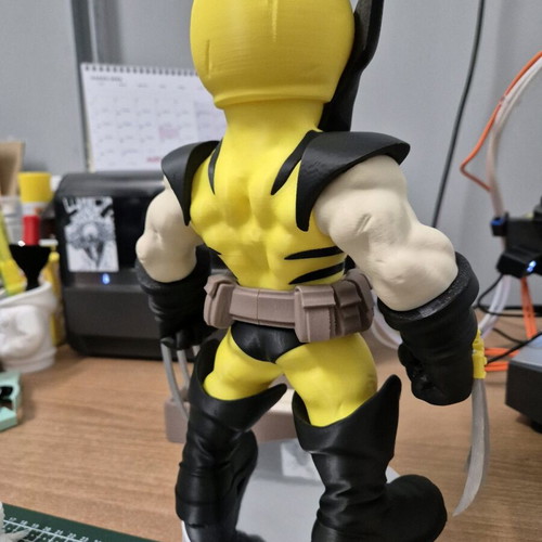 Wolverine Chibi Edition figure like new, 3D printed, 30 cm height