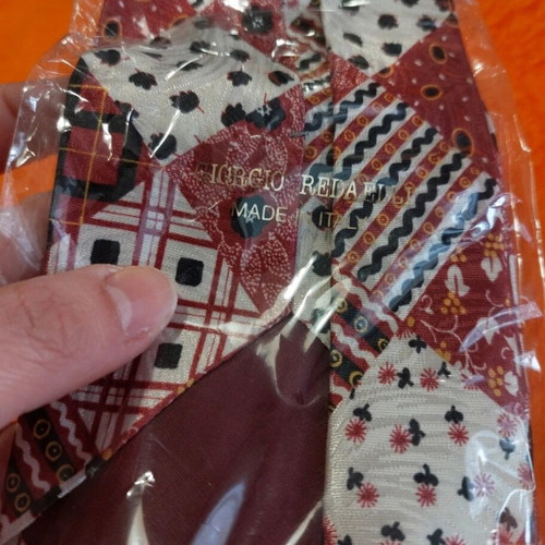 90s Vintage Tie Giorgio Refaelli New, Multicolor