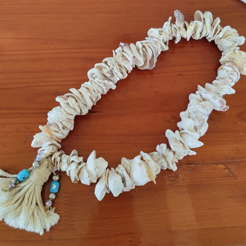 Worry beads made of natural shells handmade
