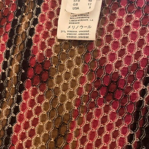 Missoni dress multicolor size M like new