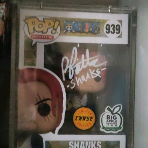 Funko Pop Shanks signed chase new English VA